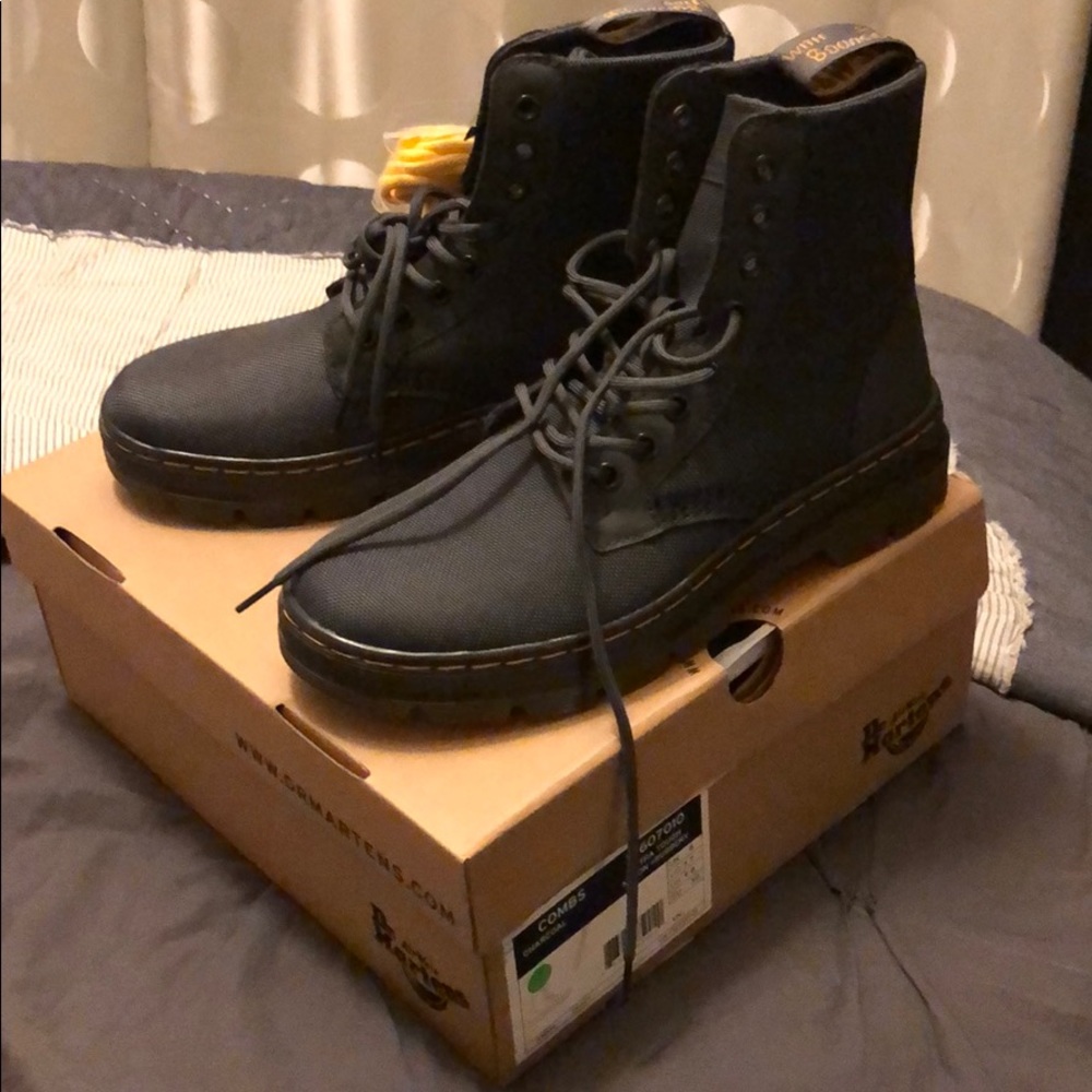 Dr. Martens Combs Nylon boots Charcoal